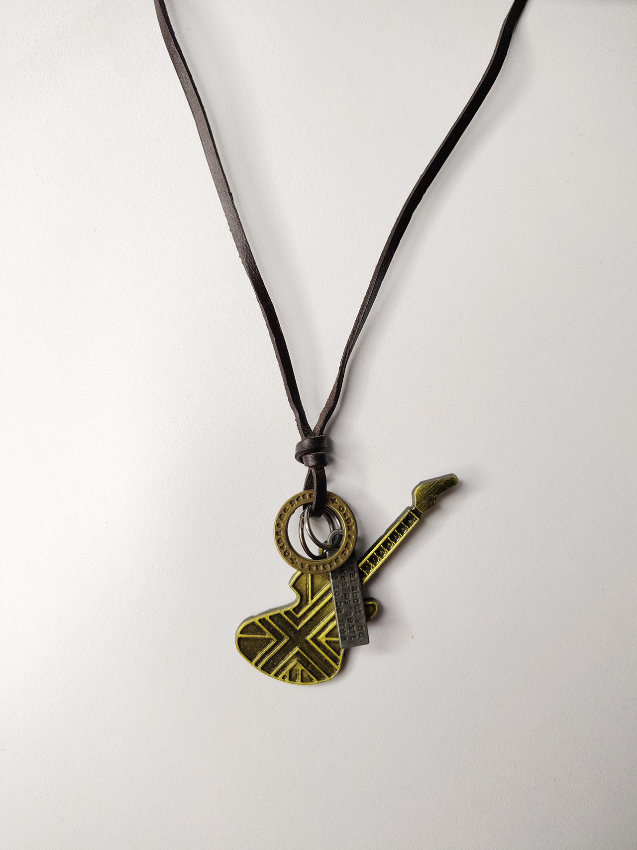 Men’s Guitar Pendant Necklace by Minayer